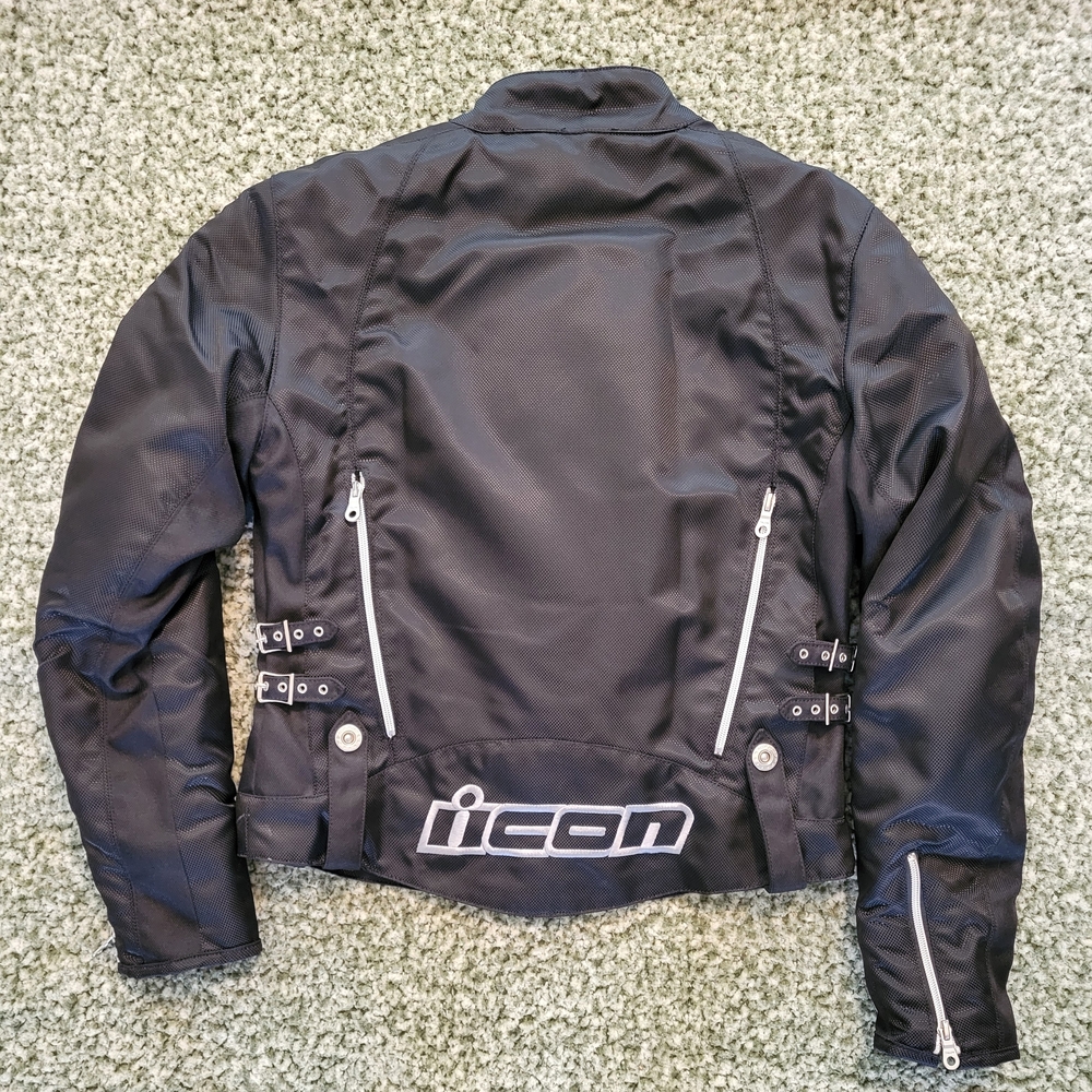ICON Women's Hella Textile Motorcycle Jacket - Picture 3 of 13